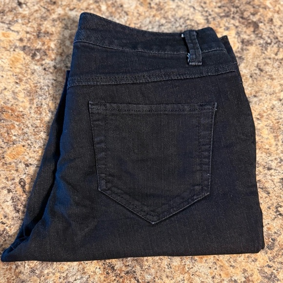 Nine West Women’s Jeans Size 8 Average Straight Leg Mid Rise Classic Black - Picture 10 of 13